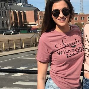 Mauve bride shirt. Very soft!